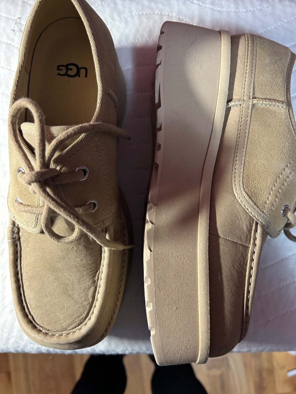 NEW UGG Women's Cityfunc Shoe size 7 beige - Picture 9 of 16